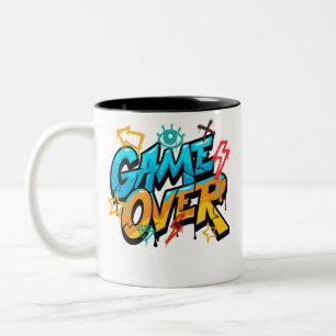 Game Over Tasse – Klassischer Gamertasse mit Retro
