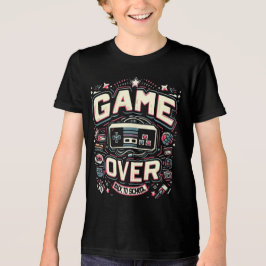 Game Over, Zurück zur Schule: Retro-Konsole Tri-Blend Shirt