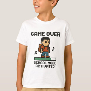 Game Over - Zurück zur Schule T-Shirt