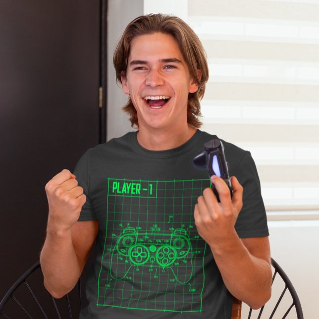Game Player #1 T-Shirt (Von Creator hochgeladen)