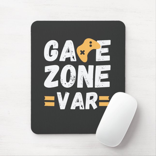 Game Zone VAR Text Design Mousepad (Mit Mouse)