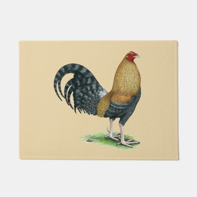 Gamecock: Dom oder Crele Fußmatte (Vorderseite)