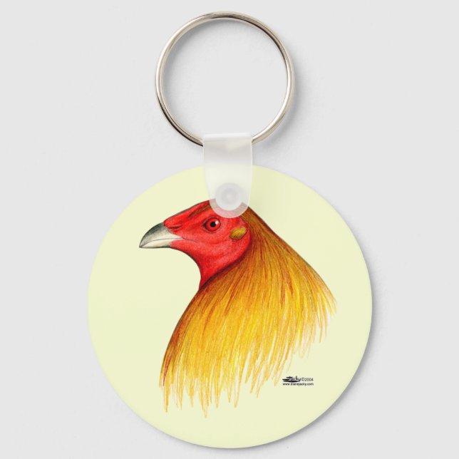 Gamecock Dubbed Schlüsselanhänger (Vorderseite)
