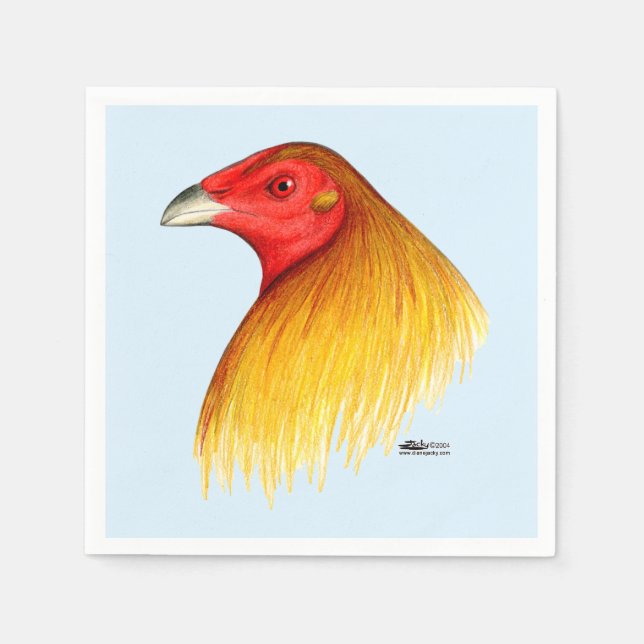 Gamecock Dubbed Serviette (Vorderseite)