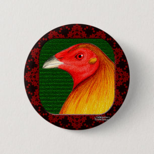 Gamecock Gerahmt Button
