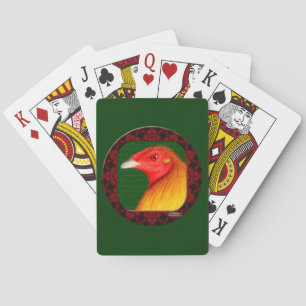 Gamecock Gerahmt Spielkarten