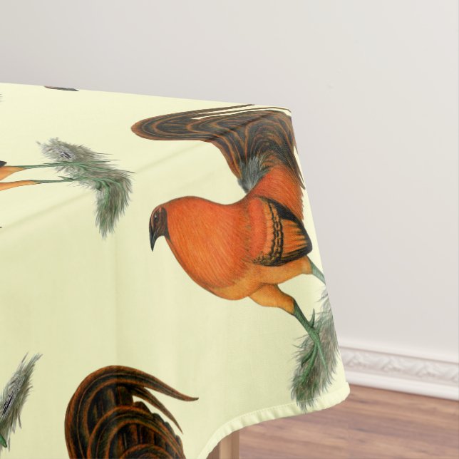 Gamecock Ginger Red Rooster Tischdecke (Beispiel)