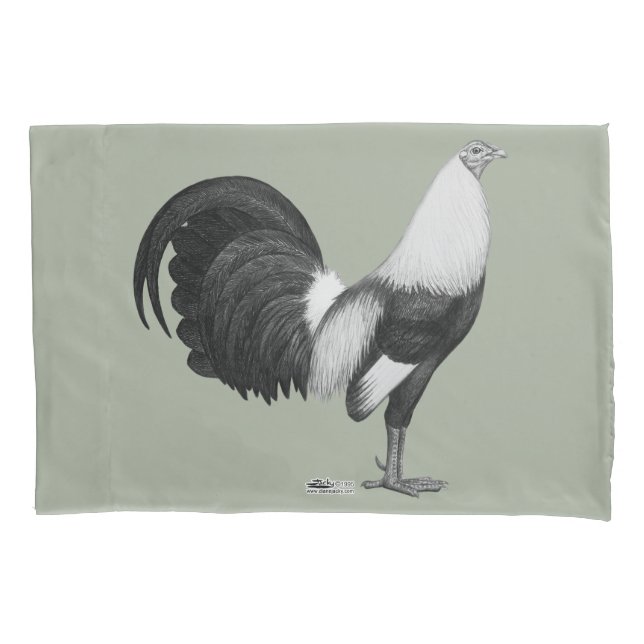 Gamecock Gray Duckwing Kissenbezug (Vorderseite)