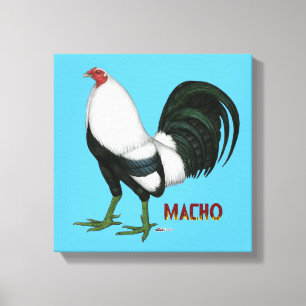 Gamecock Macho Duckwing Leinwanddruck