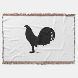 Gamecock Rooster-Silhouette Decke