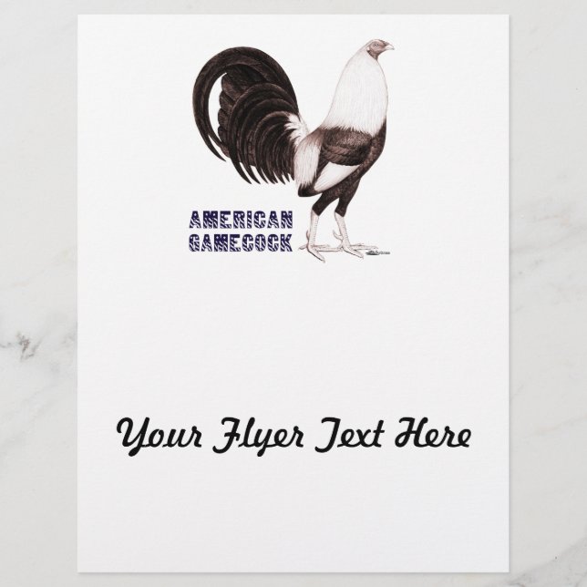 Gamecock Sepia Flyer (Vorne)