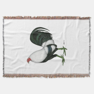 Gamecock Silver Duckwing Decke