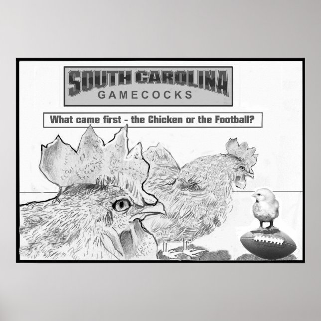 Gamecocks Art Poster (Vorne)