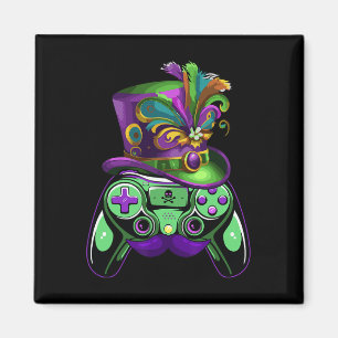Gamecontroller Mardi Gras Gamers Kinder Mädchen Mä Magnet