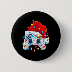 Gamecontroller Weihnachts-Weihnachtsmannmütze Game Button