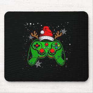 Gamecontroller Weihnachts-Weihnachtsmannmütze Game Mousepad