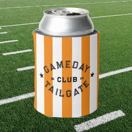 Gameday Tailgate Club Orange Strip Custom Party Dosenkühler