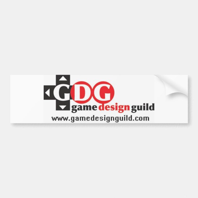 GameDesignGuild Autoaufkleber (Vorne)
