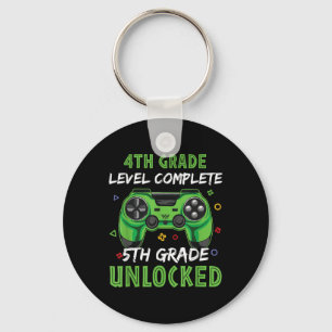 Gamepad 5. Klasse freigeschaltetes Geschenk für Ki Schlüsselanhänger