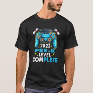 Gamer 2023 Pre-K Level Complete Senior 23 Graduati T-Shirt
