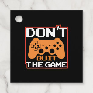 Gamer Art nicht aufhören, das Spiel Geschenkanhänger