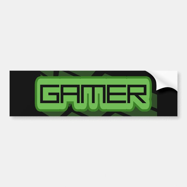 Gamer-Autoaufkleber Autoaufkleber (Vorne)