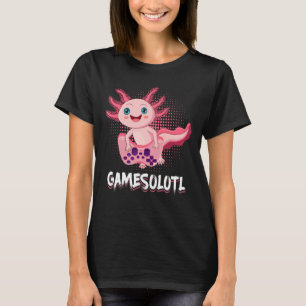 Gamer Axolotl Niedlicher Axolotl Gaming Video Game T-Shirt