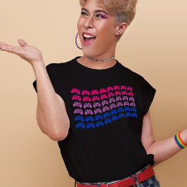 Gamer Bisexual Pride Flag Video Game Controller T-Shirt