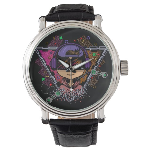 Gamer Boy Armbanduhr (Vorderseite)