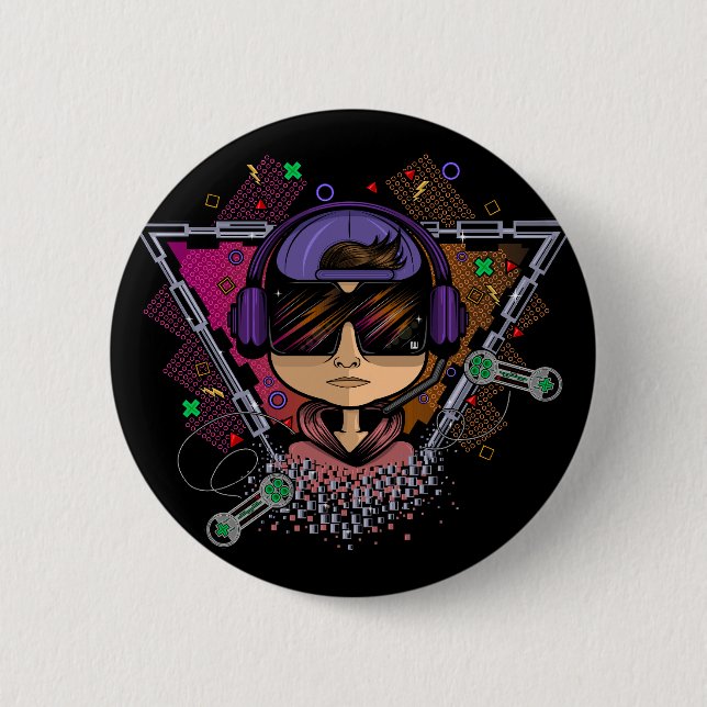 Gamer Boy Button (Vorderseite)