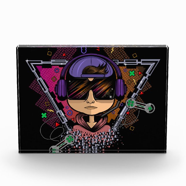 Gamer Boy Fotoblock (Vorderseite)