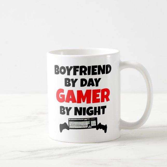 Gamer Boyfriend Kaffeetasse (Rechts)