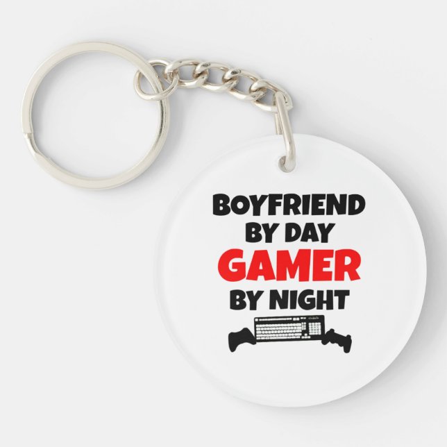 Gamer Boyfriend Schlüsselanhänger (Vorderseite)
