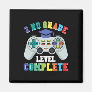 Gamer Boys der zweiten Klasse - Level abgeschlosse Magnet