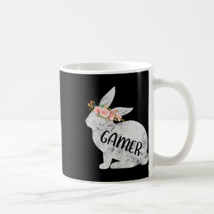 Gamer Bunny Matching Family Floral Bunny Rabbit Ea Kaffeetasse