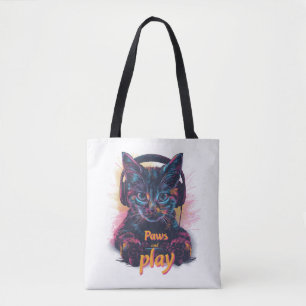 Gamer Cat Level Up Tasche