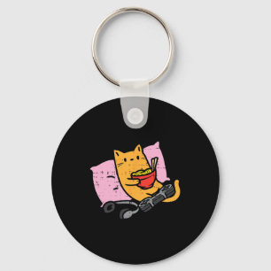 Gamer Cat Ramen Kawaii Gaming Japanische Frauen Mä Schlüsselanhänger