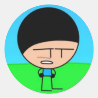 Gamer-Chance-Aufkleber Runder Aufkleber