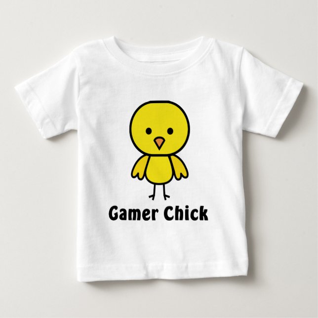 Gamer Chick Baby T-shirt (Vorderseite)