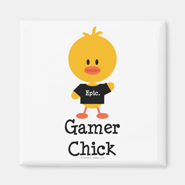 Gamer Chick Magnet (Vorne)