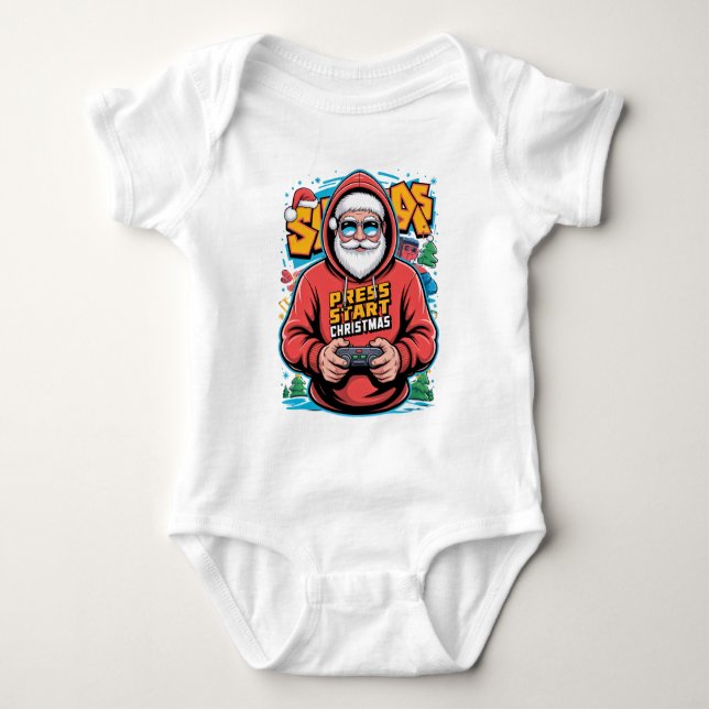 Gamer Christmas Gifts for Console Lovers Baby Strampler (Vorderseite)