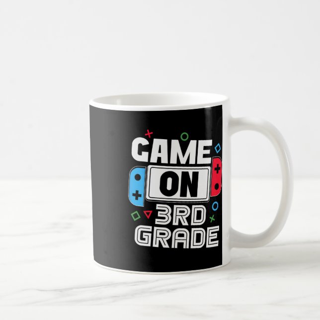 Gamer Ck To School Funny Game 3rd Grade Kids Boys  Kaffeetasse (Rechts)
