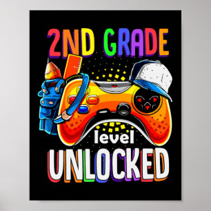 Gamer CK to School Gamepad 2. Stufe Poster