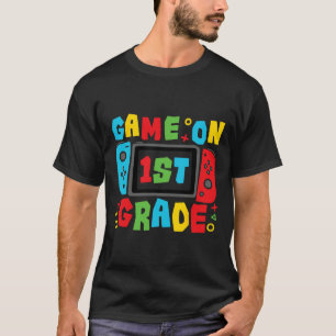 Gamer Ck Zur Schule Erster Tag Klasse Team 1. Klas T-Shirt