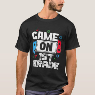 Gamer Ck Zur Schule Lustiges Spiel 1. Klasse Kinde T-Shirt
