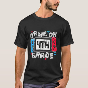 Gamer Ck Zur Schule Lustiges Spiel Für 4. Klasse K T-Shirt