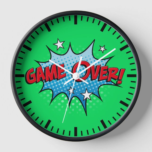 Gamer Clock Uhr (Vorderseite)