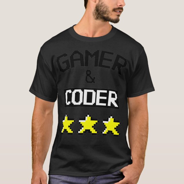 GAMER  CODER Gaming  Coding  T-Shirt (Vorderseite)