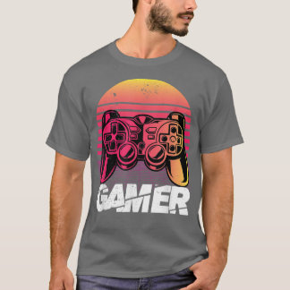 Gamer Controller PC Video Games Lover Hobby Passio T-Shirt