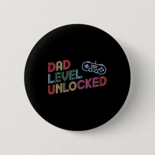 Gamer Daddy New Dad Shirt Lustiger Gamer-Vater für Button